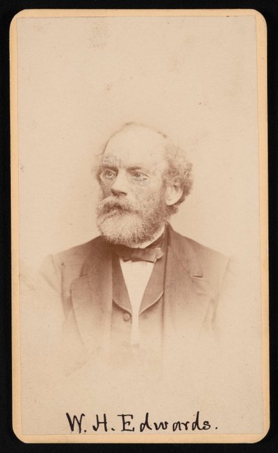 Portret van William Henry Edwards door J and W Vincent