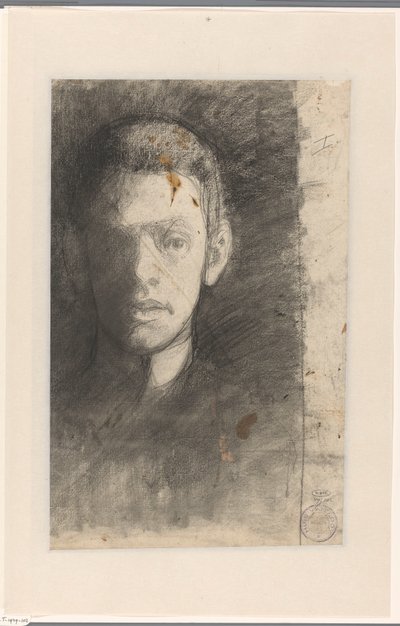 Portret van een man door Jac van Looij