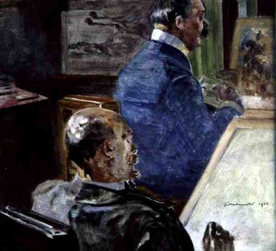 In het atelier van de kunstenaar door Jacek Malczewski
