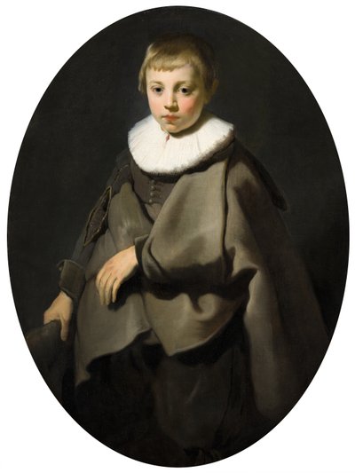 Portret van een jongen in grijs, 1634 door Jacob Adriensz Backer