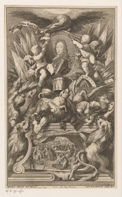 Portret van Ferdinand van Beieren door Jacob Andreas Fridrich (I)