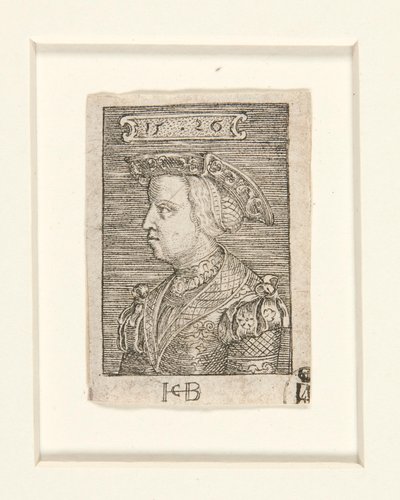 Claude, Koningin van Frankrijk, dochter van Lodewijk XII van Frankrijk en Anne van Bretagne, vrouw van Frans I door Jacob Binck