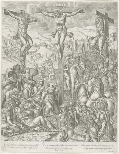 Kruisiging van Christus door Jacob Bos