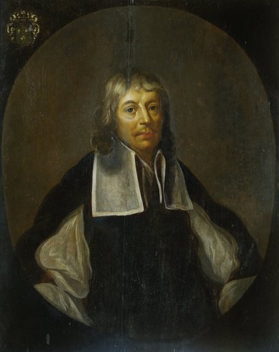 Portret van Joan Maetsuyker, gouverneur-generaal van Nederlands-Indië door Jacob Coeman