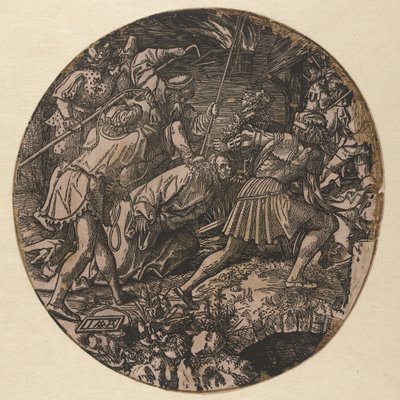 Gevangenneming van Christus door Jacob Cornelisz van Oostsanen