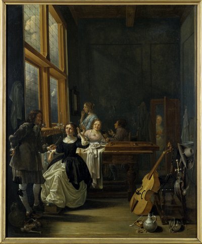 Na het Ontbijt, 1601-50 door Jacob Duck