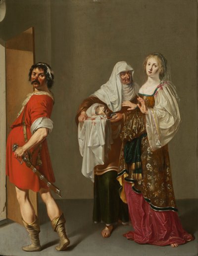 Salome met het Hoofd van Johannes de Doper door Jacob Duck