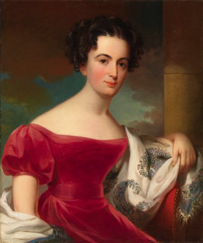 Jane Evans Tevis, 1827 door Jacob Eichholtz