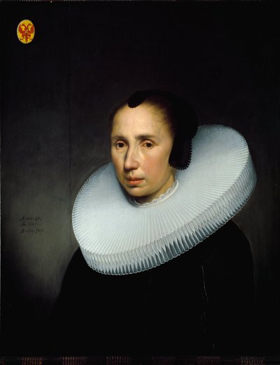 Portret van Emerantia Driel door Jacob Gerritsz Cuyp