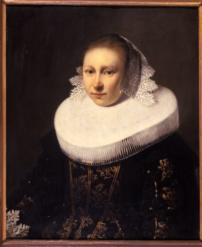 Portret van een jonge vrouw door Jacob Gerritsz Cuyp