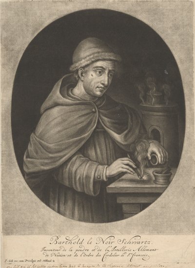 Berthold Schwarz door Jacob Gole