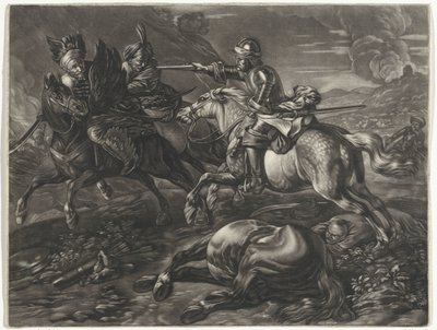 Janitsaren in gevecht door Jacob Gole