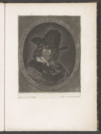 Portret van Adriaen van Ostade door Jacob Gole