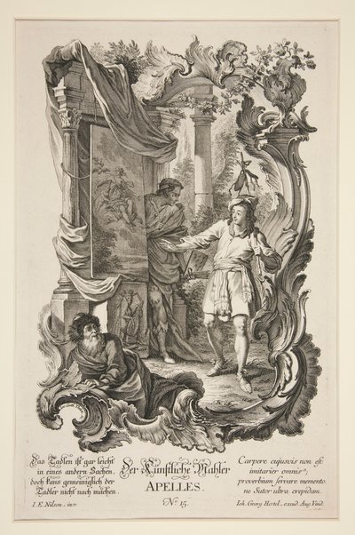 De Kunstmatige Schilder, Apelles door Jacob Gottlieb Thelot