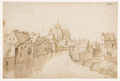 De kerk van Onze-Lieve-Vrouw-over-de-Dijle, te Mechelen door Jacob Grimmer (possibly)