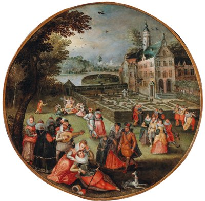 Allegorie van de lente door Jacob Grimmer
