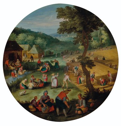 Allegorie op de zomer door Jacob Grimmer