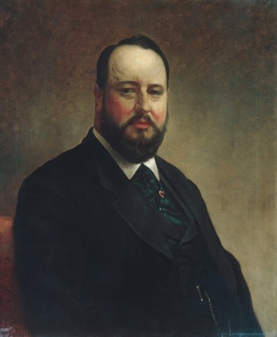 Joseph W. Drexel, 1877 door Jacob Hart Lazarus