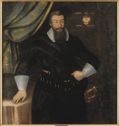 Portret van graaf Axel Oxenstierna, grootkanselier van Zweden door Jacob Heinrich Elbfas