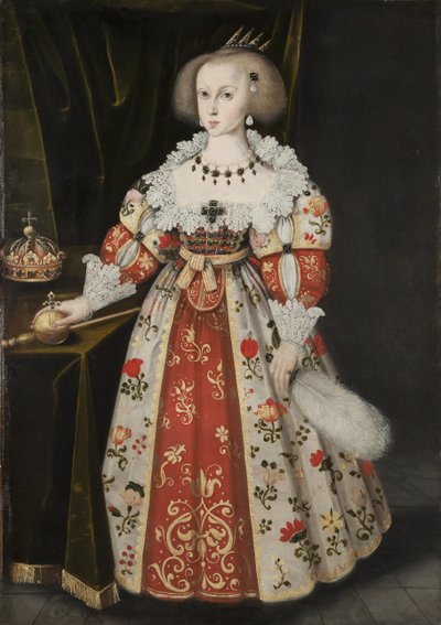 Koningin Kristina als Kind door Jacob Heinrich Elbfas