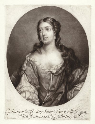 Portret van Catherine van Braganza door Jacob Huysmans
