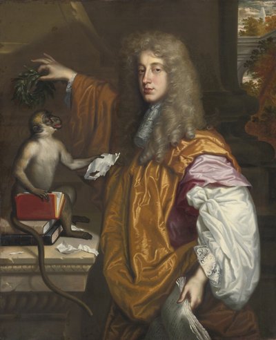 Portret van John Wilmot, 2e graaf van Rochester 1647-1680 door Jacob Huysmans