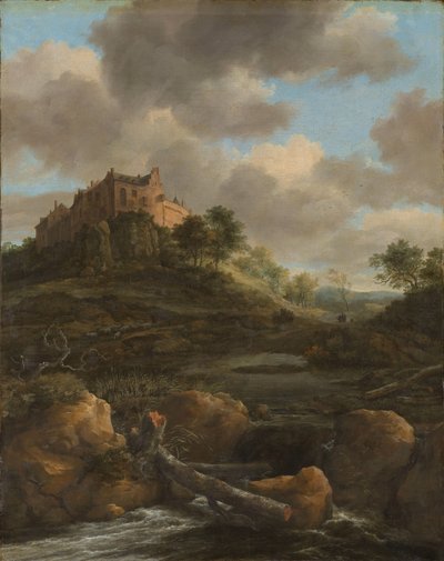 Kasteel Bentheim door Jacob van Ruisdael