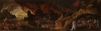 Het Laatste Oordeel en de Zeven Hoofdzonden door Jacob Isaacsz. van Swanenburg