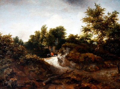 Een Bosrijk Duinlandschap door Jacob van Ruisdael