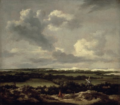 Landschap met Duinen bij Haarlem door Jacob van Ruisdael
