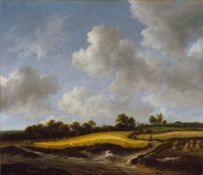 Landschap met een Korenveld, c.1660 door Jacob van Ruisdael