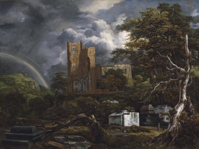 De Joodse Begraafplaats, c.1654-55 door Jacob van Ruisdael
