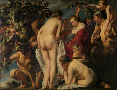 Allegorie van vruchtbaarheid door Jacob Jordaens
