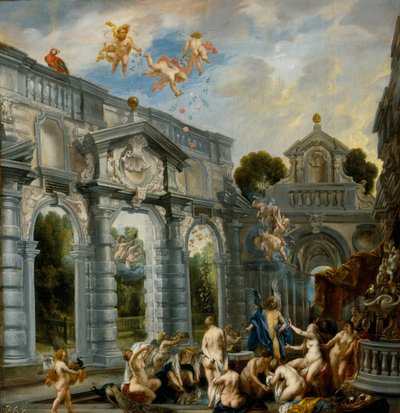 Amor en Psyche door Jacob Jordaens