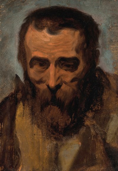 Hoofd van een man door Jacob Jordaens