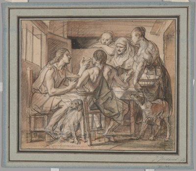 Jacob en Esau door Jacob Jordaens