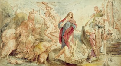 Jezus verdrijft de duivel uit de bezetene door Jacob Jordaens
