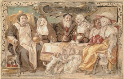 Gelijk bij gelijk (Gelyck By Gelyck) door Jacob Jordaens