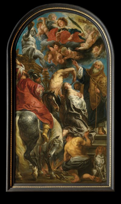 Martelaarschap van Sint Apollonia door Jacob Jordaens