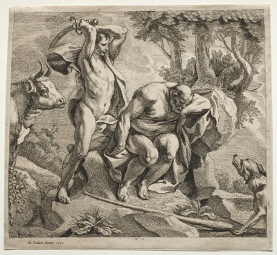 Mercurius doodt Argus, 1652 door Jacob Jordaens