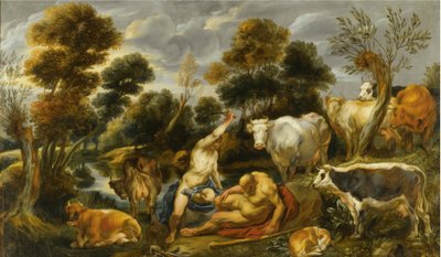 Mercurius onthoofdt Argus (Ovidius, Met.I, 568-721) door Jacob Jordaens