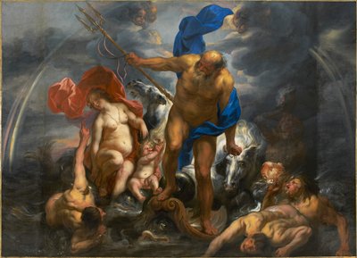 Neptunus en Amphitrite, 1644 door Jacob Jordaens