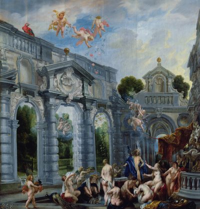 Nimfen bij de Fontein van Liefde, ca. 1630 door Jacob Jordaens