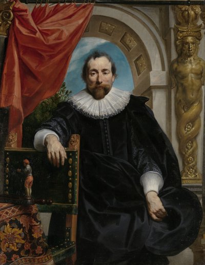 Portret van Rogier Le Witer door Jacob Jordaens