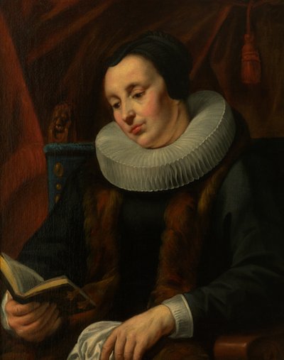 Portret van een Vrouw door Jacob Jordaens