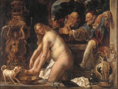Susanna en de ouderlingen door Jacob Jordaens
