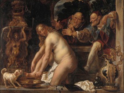 Susanna en de ouderlingen door Jacob Jordaens