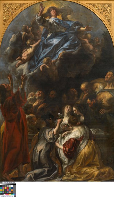 De Hemelvaart van de Maagd door Jacob Jordaens