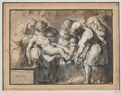 De graflegging door Jacob Jordaens