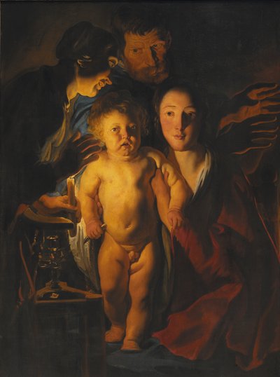 De Heilige Familie, c.1621-2 door Jacob Jordaens